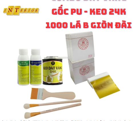Combo 1000 B giòn ĐV +200g keo 24k +170ml phủ 24k + 1 cước S7+ 1 thỏ S4.9