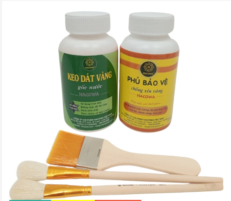 Combo 200 ml keo nước +200 ml phủ nước + chổi (Thỏ S1.9, cước S7)