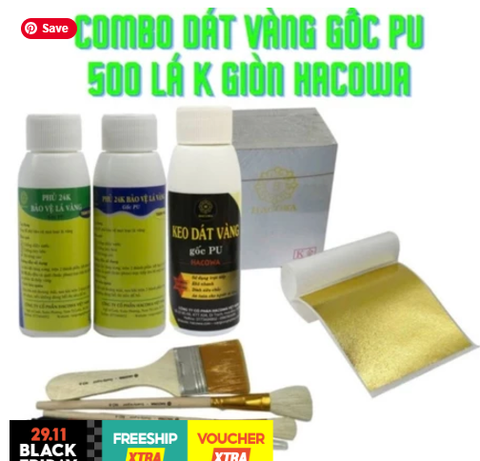 COMBO 500 LÁ K GIÒN HACOWA KÈM KEO PU + CHỔI CƯỚC S7. KIẾN TẠO. THỎ S1.7
