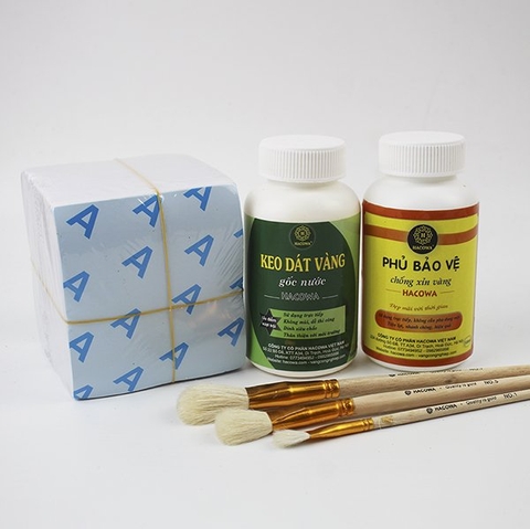 Combo 1000 lá A Nhật+200ml keo , phủ nước + thỏ S1.5.9