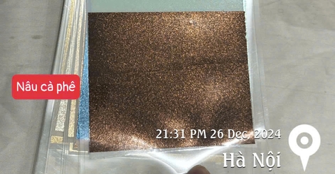 500 lá màu  nâu cafe ( 9x9cm)