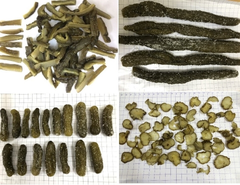 Salted cucumbers