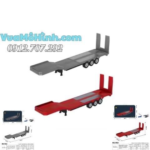 Mooc kéo Huina 1502 SCANIA 770S 8V tỉ lệ 1:18