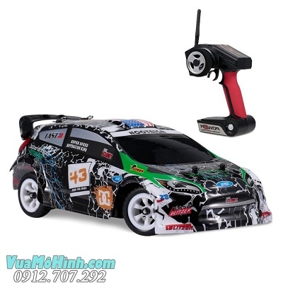 Xe điều khiển mini Wltoys K989 1/28 2.4G 4WD Brushed RC Car Touring Car tốc độ 35km/k khung kim loại