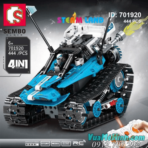 Robot Lắp Ráp Biến Hình Điều Khiển Từ Xa 4in1 SEMBO