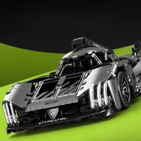 Siêu Phẩm Hypercar Bước Ra Đời Thực: Mô Hình Technic Peugeot 9X8 Đỉnh Cao Khí Động Học! (Phiên bản không bộ điều khiển)