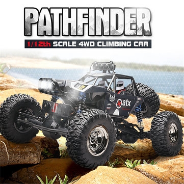 Vua địa hình PATHFINDER - xe thám hiểm địa hình điều khiển từ xa tỉ lệ 1:12, hệ thống dẫn động 2 cầu, sử dụng sóng điều khiển 2.4GHz