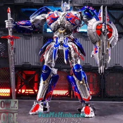 Mô hình BMB BS-03 phiên bản khớp kim loại Transformers Optimus Prime The Last Knight biến hình xe đầu kéo cao 30cm