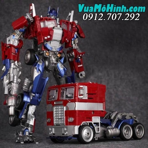 Mô hình robot lắp ghép Transformer Optimus Prime H6003-6 cao 30 cm lắp được thành xe tải đầu kéo