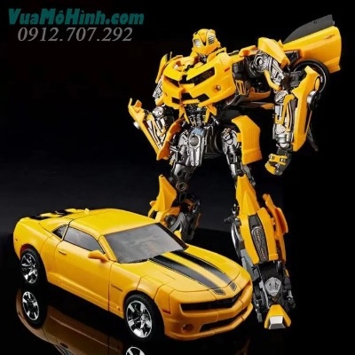 Mô hình Transformers Bumblebee phiên bản HORNET WARRIOR (cao 30cm) Youhu 8888D rô bốt biến hình lắp ghép ô tô