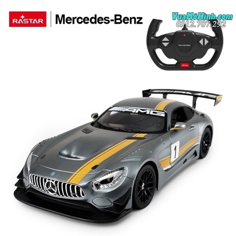 Mô hình xe Mercedes - Benz AMG GT3 siêu xe ô tô điều khiển từ xa tỷ lệ 1:14 Rastar, sóng 2.4Ghz siêu khủng