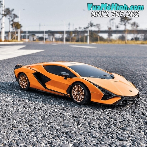 Mô hình siêu xe điều khiển từ xa Lamborghini Sian FPK 37 Rastar tỷ lệ 1/14 phiên bản pin sạc, sóng 2.4Ghz