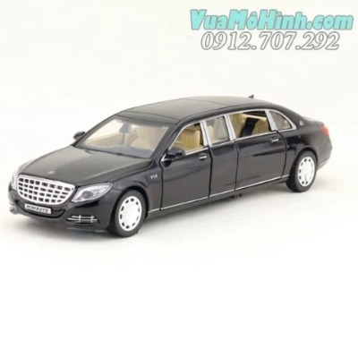 Mô hình siêu xe ô tô Mercedes - Benz Maybach S650 tỉ lệ 1:32 vỏ hợp kim, mở được cửa