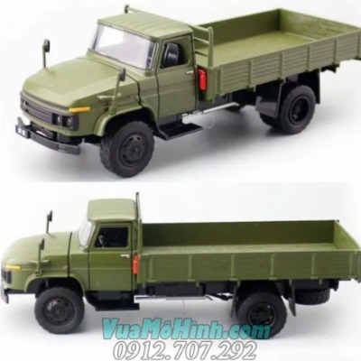 Mô hình tĩnh xe tải quân sự CA141 vỏ sắt tỉ lệ 1:36 ô tô giải phóng DongFeng bộ đội oto trưng bày o to mini RC đồ chơi