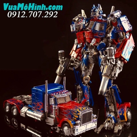 Optimus Prime LS-03 Transformers Black Mamba - Mô hình người máy robot biến hình xe tải đầu kéo cao 32cm phiên bản pro cực sắc nét