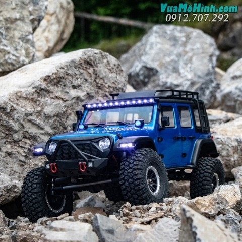 Xe địa hình điều khiển từ xa Rock Jeep Rubicon tỷ lệ 1/10 RTR