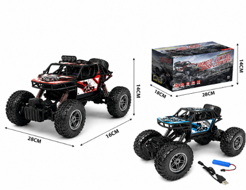 Xe ô tô địa hình điều khiển từ xa đồ chơi trẻ em xe oto rock rc offroad leo núi