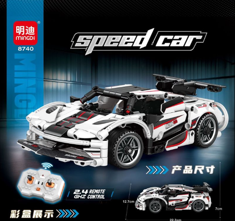 Xe ô tô lắp ráp điều khiển từ xa mô hình xe đua thể thao RC oto đồ chơi trẻ em 2.4G tỉ lệ 1:24