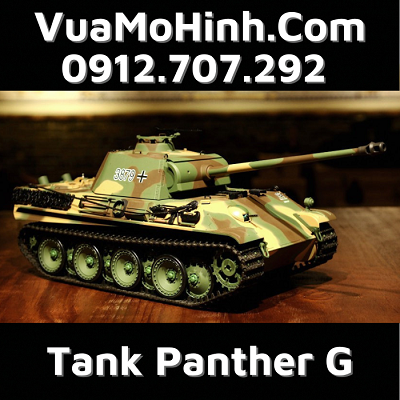 Xe tăng điều khiển từ xa Heng Long Panther G tỉ lệ 1/16 âm thanh động cơ súng máy, nhả khói như thật