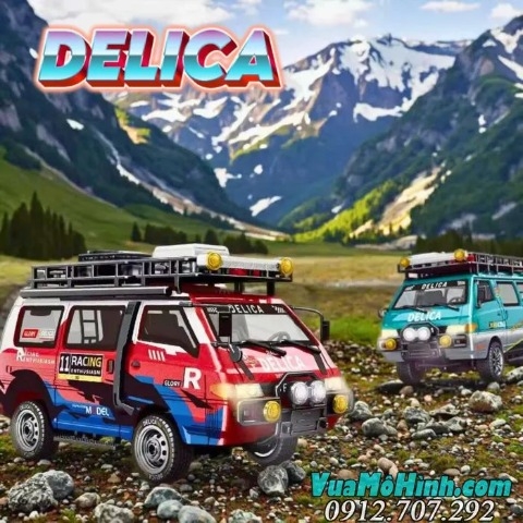 Xe Điều Khiển Từ Xa RC Car Delica 4WD 1:24 –  Động Cơ 050, Vượt Địa Hình Mạnh Mẽ