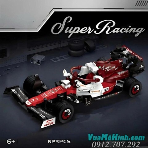 Mô Hình Lắp Ráp Siêu Xe Đua F1 Alfa Romeo 1:14 CHINOISERIE 2222