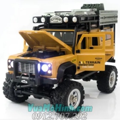 Xe ô tô điều khiển từ xa SG2801 vỏ kim loại tỉ lệ 1:28 đồ chơi RC Jeep Crawler SG 2801 mở được cửa