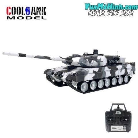 Xe Tăng Điều Khiển Từ Xa Coolbank 3889-1 Leopard 2A6 | Mô Hình Xe Tăng Đức Tỷ Lệ 1/16 Cao Cấp