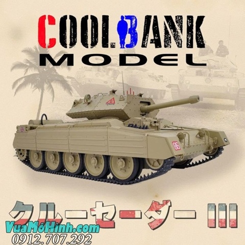 Xe Tăng Điều Khiển Từ Xa Coolbank G2078 Crusader III | RC Tank 1/16 WW2 Anh Quốc