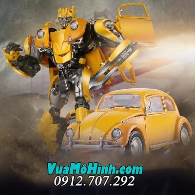 Mô hình Transformers BumbleBee YS-03 Black Mamba phiên bản 2020 - Mô hình người máy robot biến hình xe ô tô Mini