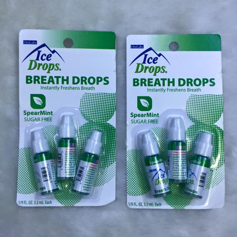 Xịt Thơm Miệng Ice Drops Breath Drops SpearMint