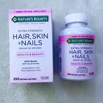 Viên Uống Đẹp Da, Tóc, Móng Nature's Bounty Hải, Skin, Nails