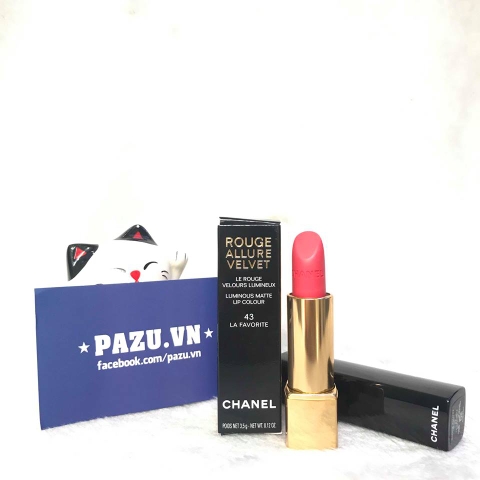 Son Chanel Rouge Allure Velvet Màu 43 La Favorite