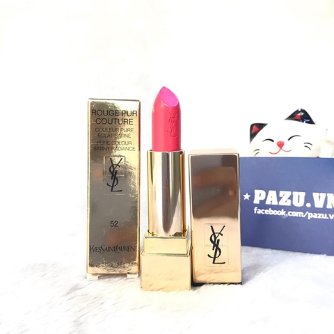 Son YSL Rouge Pur Couture Màu 52 Rosy Coral