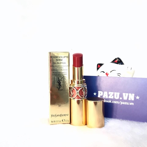 Son YSL Rouge Volupte Shine 91 Nude Avant-Garde