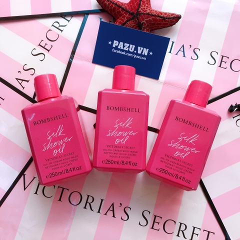 Dầu Tắm Dưỡng Da Victoria’s Secret Silk Shower Oil - Bombshell