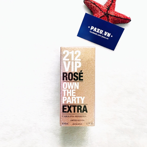 Carolina Herrera 212 Vip Rose Own The Party Extra