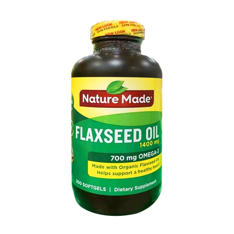 Dầu Hạt Lanh Omega 3 Flaxseed Oil 1400mg Nature Made