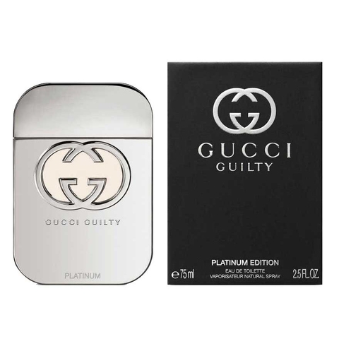 Gucci Guilty Platinum Edition For Women 75ml Eau De Toilette