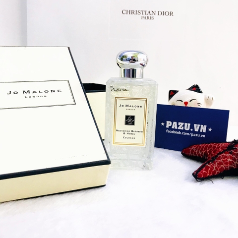 Jo Malone London Nectarine Blossom & Honey Cologne With Daisy Leaf Lace Design