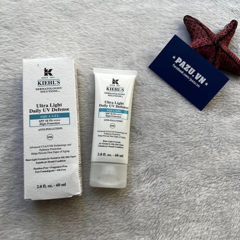 Kem chống nắng Kiehl's Ultra Light Daily UV Defense Aqua Gel SPF 50 PA++