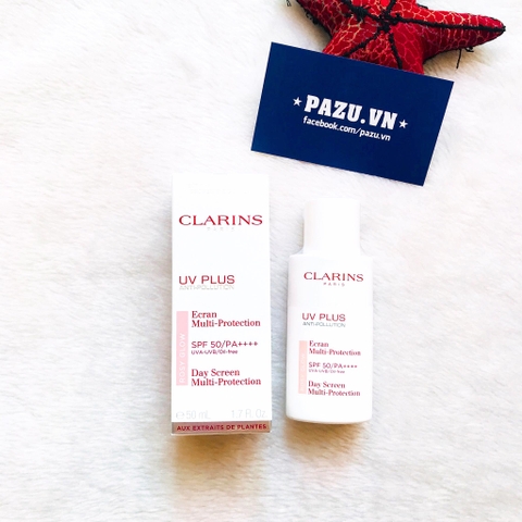 Kem chống nắng Clarins UV Plus Anti-Pollution Rosy Glow