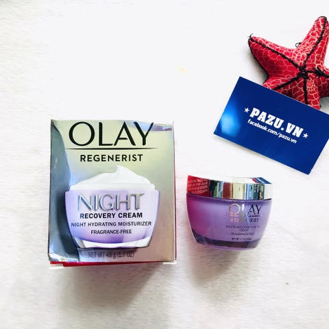 Kem dưỡng ban đêm Olay Regenerist Night Recovery Cream Night Hydrating Moisturize