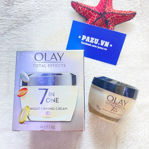 Kem Dưỡng Da Ban Đêm Chống Lão Hóa Olay Total Effects 7 In One Night Firming Cream 48g