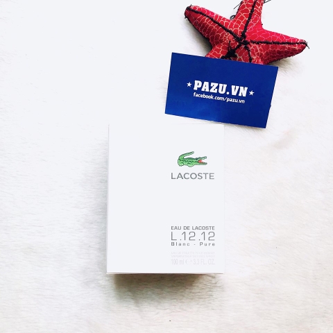 Lacoste Eau de Lacoste L.12.12 Blanc - Pure EDT Pour Homme