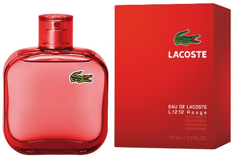 Lacoste Eau De Lacoste L.12.12 Rouge 100ml Eau De Toilette