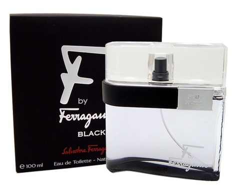 Salvatore Ferragamo F Black Pour Homme