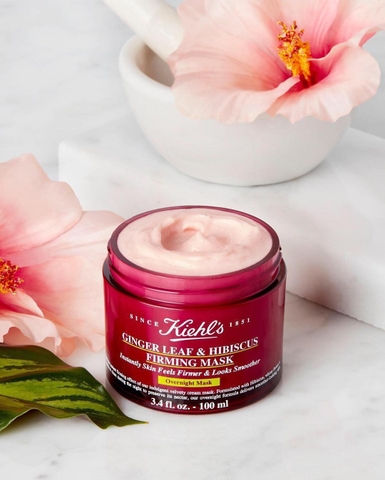 Mặt Nạ Ngủ Kiehl’s Ginger Leaf & Hibiscus Firming Mask