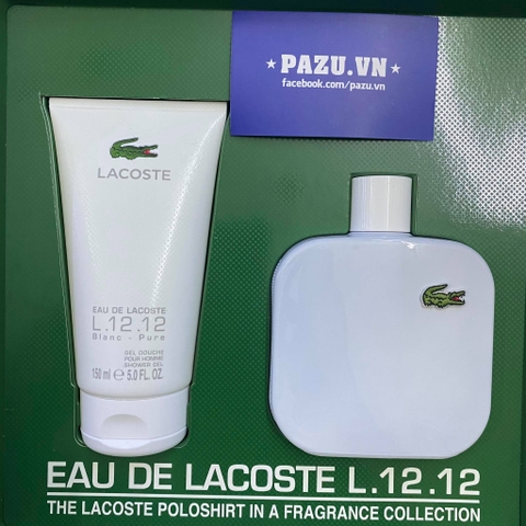 Set Lacoste Eau de Lacoste L.12.12 Blanc Pure