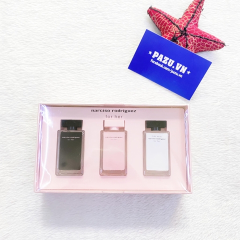 Set Mini Narciso Rodriguez For Her Deluxe 