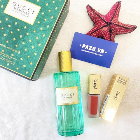 Set nước hoa Gucci và Son YSL